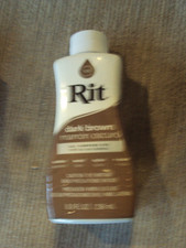 Rit, All Purpose Liquid Dye, Dark Brown , 8 fl oz new Sealed