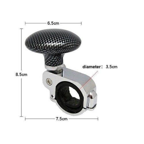 Car Steering Wheel Handle Aid Auto Truck Booster Ball Spinner Knob Universal USA - Foto 4 di 13