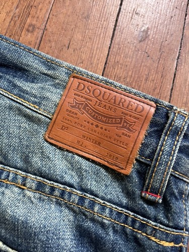 Dsquared2 Men's Distressed Denim Jeans Size 50 33x33 - Excellent - Picture 11 of 11