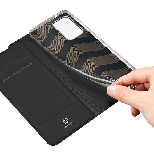Dux Ducis Skin Pro kabura etui pokrowiec z klapką Samsung Galaxy A73 czarny - Zdjęcie 8 z 11
