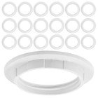  30pcs Light Socket Shade Rings E27 Lamp Shade Ring Plastic Threaded Reducers