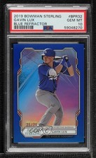2019 Bowman Sterling Prospect Blue Refractor /25 Gavin Lux #BPR-32 PSA 10 GEM MT