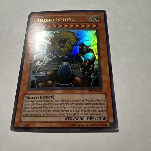 Yu-Gi-Oh! Andro Sphinx EP1-EN002 Movie Exclusive Pack Unlimited - Picture 2 of 4