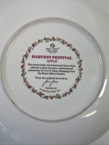 Royal Albert Harvest Festival Sammelteller Apfel - Bild 10 von 10