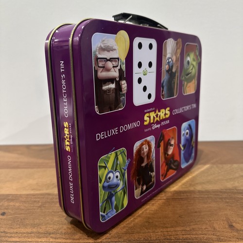 Deluxe Domino Disney Pixar Stars Dominoes In Collector Tin Case 43 Domino Tiles - Picture 4 of 24
