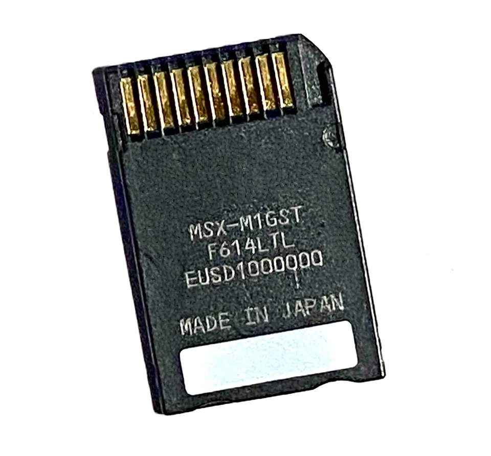 Sony MSX-M1GST Memory Stick PRO DUO 1GB Flash Media Magic Gate (Japan) - Image 2 of 2