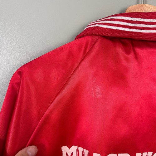 Vintage Miller High Life Professional Rodeo Cowboys Jacket Red Varsity Large - Picture 7 of 12