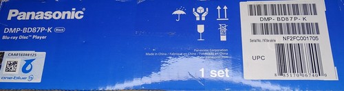 NEW Panasonic Smart Network Blu-Ray Disc Player, DMP-BD87P-K - Picture 3 of 3
