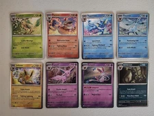 Prismatic Evolutions Costco Cosmos Holo Promo Cards Full Set Of 8 Eeveelutions