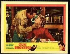 Gun Brothers 11"x14" Lobby Card #2 Buster Crabbe Ann Robinson