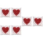 3 Count Sofa Kissenbezug Sofakissen Valentinstag- Dekorative Kissenbezüge