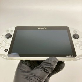 PS Vita PCH-2000 Sony PlayStation Glacier White Console & Cable Region Free 341