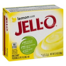 Jell-o Jello Instant Lemon Pudding & Pie Filling 96g(2packs) Best Before JULY25