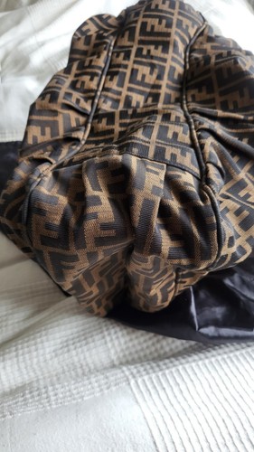 FENDI Tobacco Zucca Canvas And Leather Large Mia Shoulder Bag - Bild 16 von 24