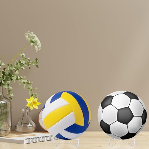 4Pcs Acrylic Ball Stand for Display, Clear Basketball Stand, Storage clear - Picture 4 of 7