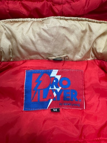 Vintage 90’s San Francisco 49ers Pro Player Daniel Young NFL Puffer Jacket Mens Gr. M - Bild 8 von 11