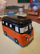 Sand And Fog Witch and Ghost Halloween Candle Black and Orange Van New