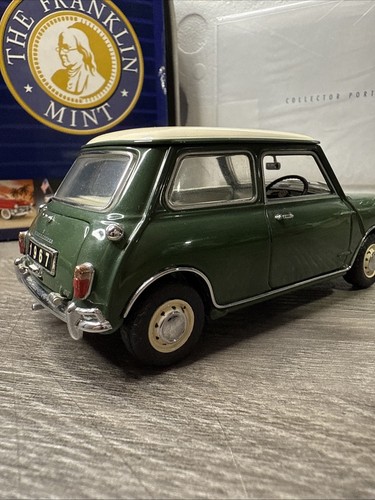 FRANKLIN MINT 1967 MORRIS MINI COOPER LIMITED EDITION #0204/1000 GREEN 1:24 E021 - Picture 7 of 23