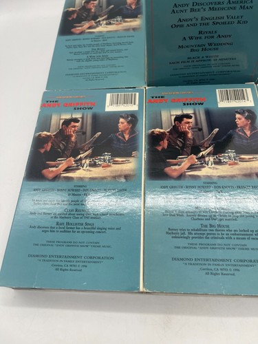 The Andy Griffith Show 5 VCR VHS Tape Box Set Vintage TV Television Classics - Picture 11 of 14