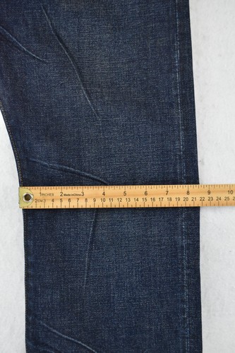 Gap 1969 Jeans Blue Line Selvedge Ring Sprung Denim Straight Fit Mens 32x30 - Picture 19 of 23