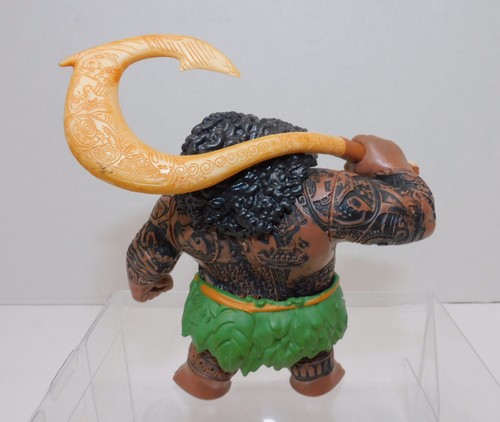 Disney Moana Jakks Pacific Maui DemiGod 4.5" Figure With Magic Fish Hook EUC - Bild 3 von 4