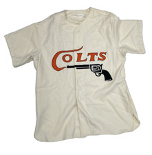 MITCHELL AND NESS 1962 HOUSTON COLT .45s JERSEY SIZE L NWOT COLTS USA Number 22
