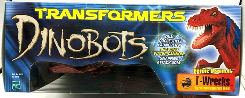 Vintage 2000 Hasbro Transformers Dinobots T-Wrecks Figure Sealed New NIB - Picture 2 of 6