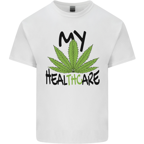 T-Shirt Weed My HealTHCare Cannabis lustig THC Herren Baumwolle Top - Bild 27 von 73