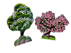 Shelia's Collectibles Lot of 2 Trees Accessory For Your Shelia's Display