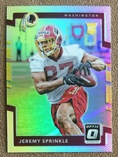 Jeremy Sprinkle 2017 Donruss Optic Silver Prizm Rookie #115 Washington Parallel 