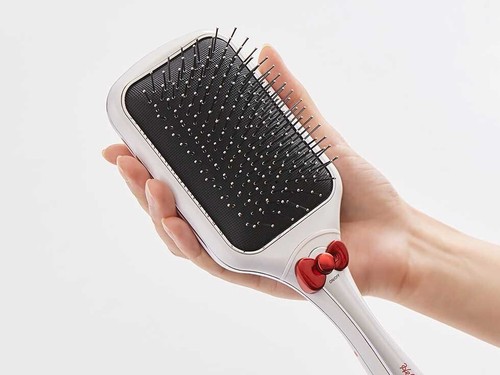 Hello Kitty Sonic Hair brush KBE-2845 Koizumi Japan Limited Anti-Static White - Picture 12 of 17