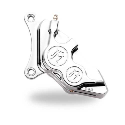 Caliper - Front Left  for Harley-Davidson '84-99 - Chrome 0053-2915-CH - Picture 3 of 5