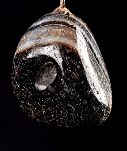 old mystic Sulemani soloman stone pendant  luck wealth protection shaman  #7374 - Picture 1 of 5