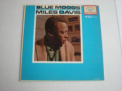 Miles Davis lp Blue Moods Fantasy 86001 Stereo 1962 Jazz Colored Vinyl Debut - Picture 1 of 4