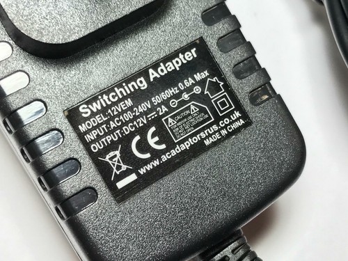 12V NEXTBASE SDV47-AM SDV48-AM DVD PLAYER AC-DC Switching Adapter CHARGER PLUG - Picture 2 of 5