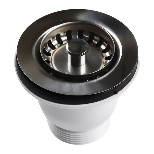 60 mm Edelstahl Spüle Mini Korb Sieb Ablaufgarnitur 85 mm Flansch Ersatz - Bild 19 von 24