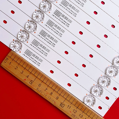 10pcs LED Strips For HISENSE HD550DF-B52 SVH550AC3 Sharp LC-55LB481U LC-55LB481C - Picture 3 of 4