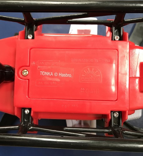 2008 Tonka Red Rescue Helicopter Power Winch Sounds Lights Funrise Hasbro 15" L - Picture 13 of 16