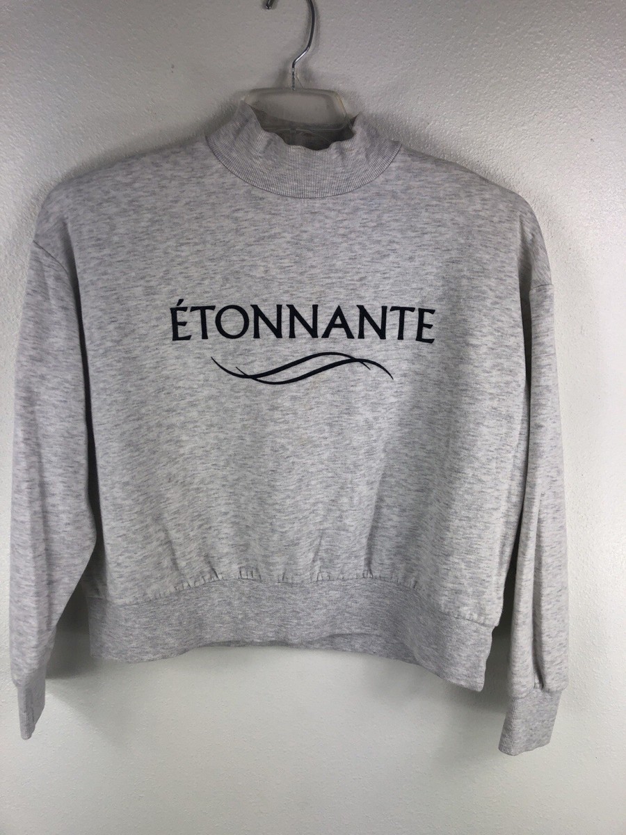 nagonstanhood shirt pulover M グレー ENFOLD H&M Men's Etonnante Sweatshirt Crew Neck Gray Pullover Long