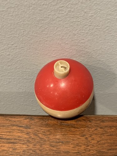 Vintage Fishing Bobber Red White & Blue D. P. C. Hong Kong - Picture 6 of 6