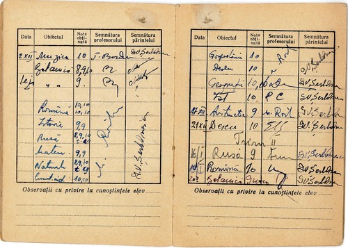 Romania, 1960, "Constantin Tanase" School Bucharest - Notebook / Student Card - Picture 7 of 12