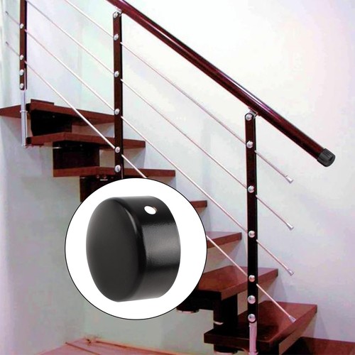 Tappo terminale corrimano, 4 pezzi 45 mm/1,77" 201 tappi terminali corrimano rotondi in acciaio inox... - Foto 5 di 6