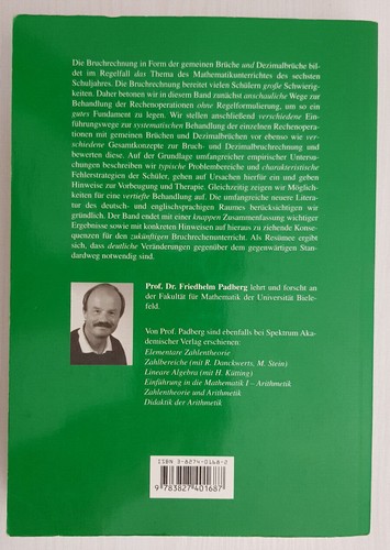 Didaktik der Bruchrechnung - F. Padberg; 3. Aufl. - Bild 2 von 2