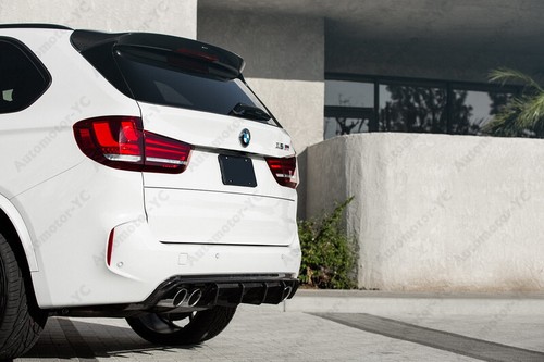 Dry CARBON For 15-18 BMW F85 X5M F86 X6M vrs AERO Style Rear Bumper Diffuser Lip - Foto 11 di 12
