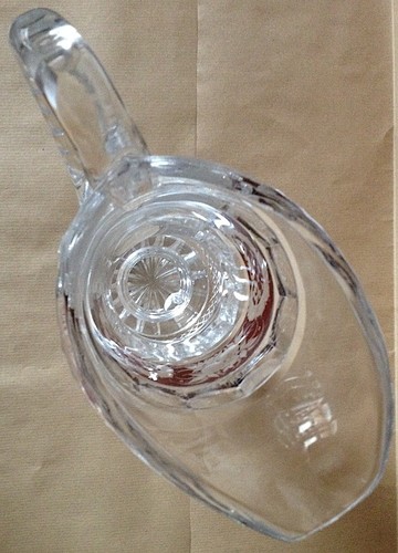 Vaso in cristallo sfaccettato lavorazione Baccarat, vintage anni '50 - Foto 3 di 6