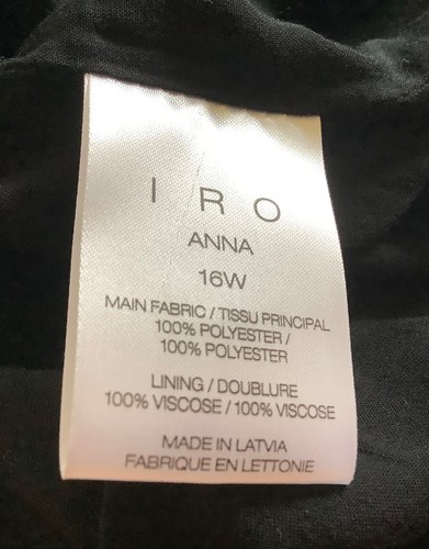 Schwarzes Kleid von IRO in Größe 38, toller Rückenausschnitt! - Bild 5 von 6