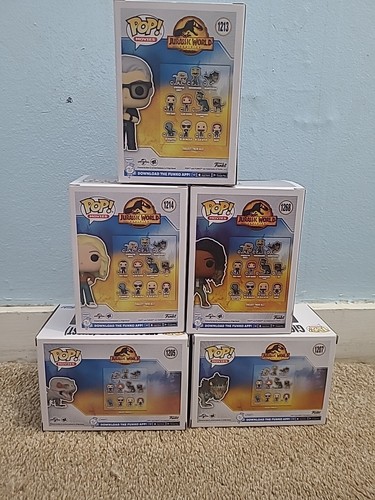 Funko POP! Filme: Jurassic World #1268, #1214, #1213, #1207 Vinyl Figuren Konvolut - Bild 2 von 13