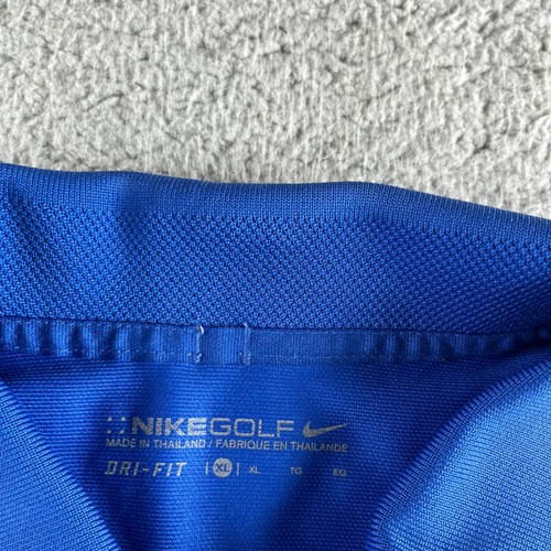 NUEVA Camisa Polo de Golf Nike Para Hombres Extra Grande Azul Dri-Fit Deportes Atléticos Aire Libre - Imagen 4 de 14