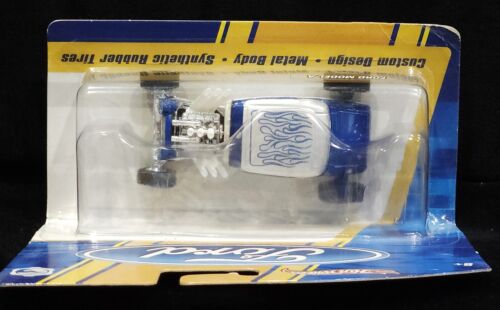 Hot Wheels Ford Model A Mid-Scale 1:50 Chase Car Hot Rod Pearl Rubber Tire N7686 - Picture 3 of 5