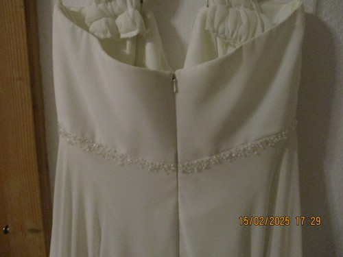 Brautkleid cremeweiß Champagner Gr.: S 36 Neckholder top aktuell Ein Traum!!! - Bild 7 von 7